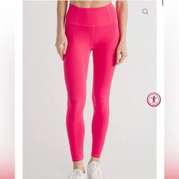 NWT Free People Movement Never Better Hot Pink Leggings - Picture 6 of 8